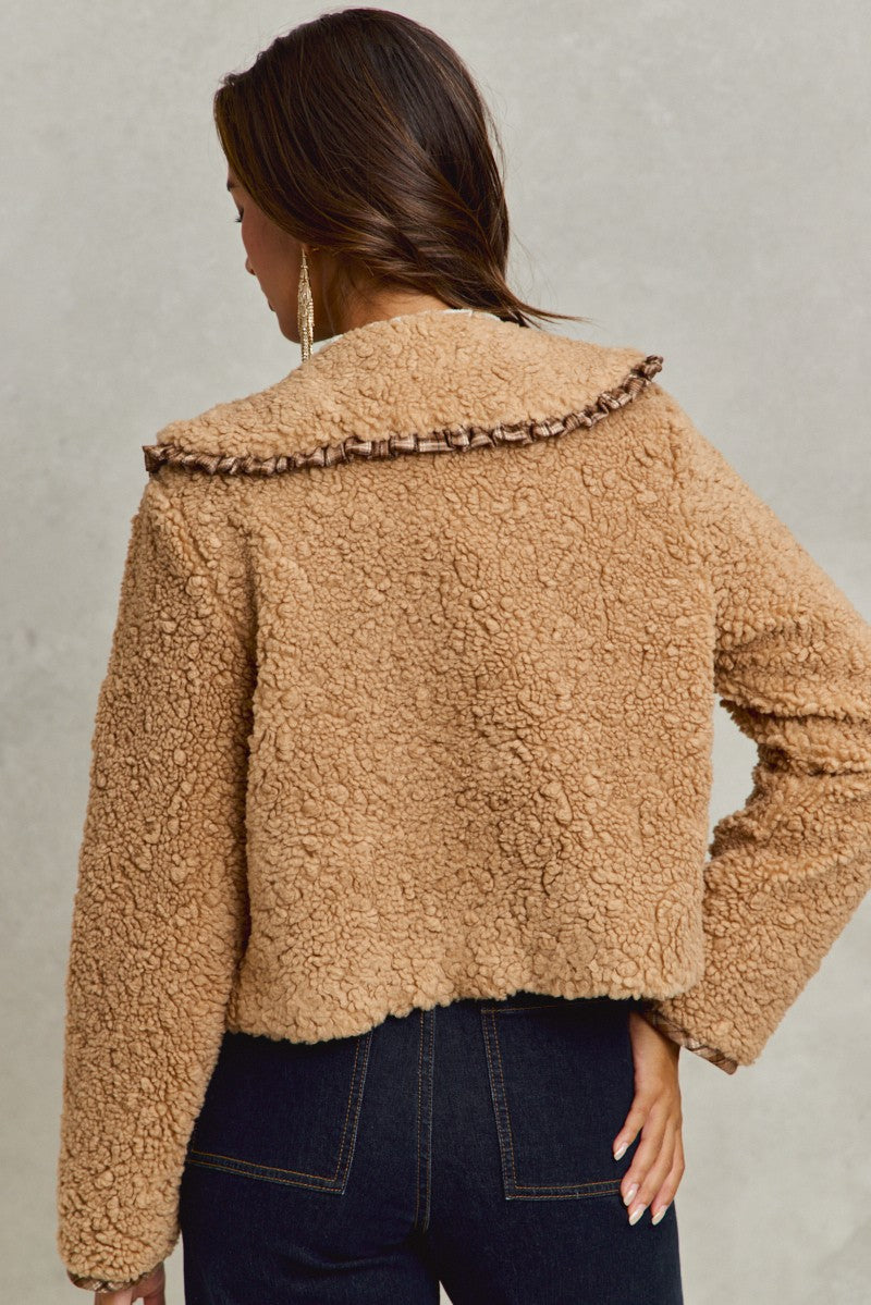 Teddy Bear Fur Jacket