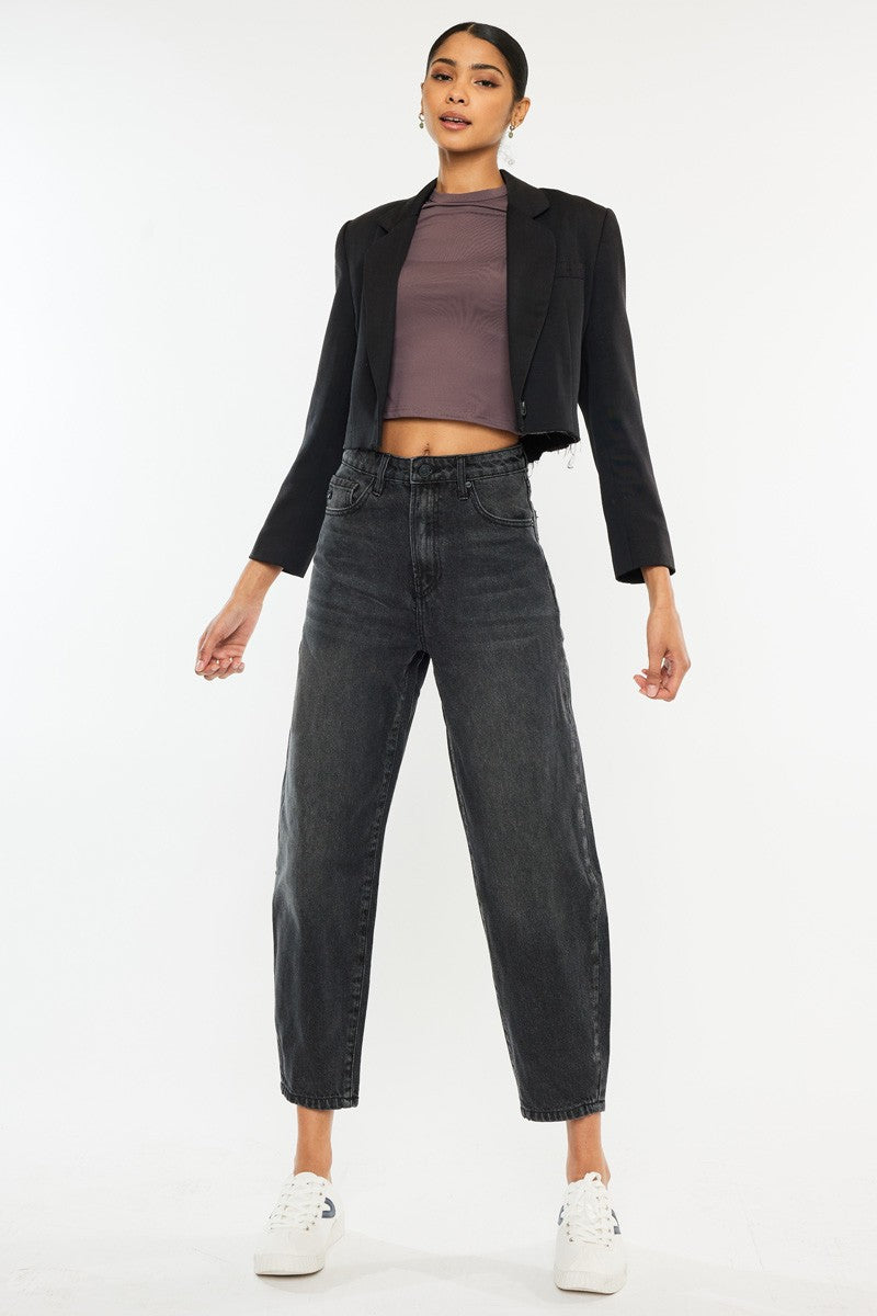 Black Wash Balloon Jean