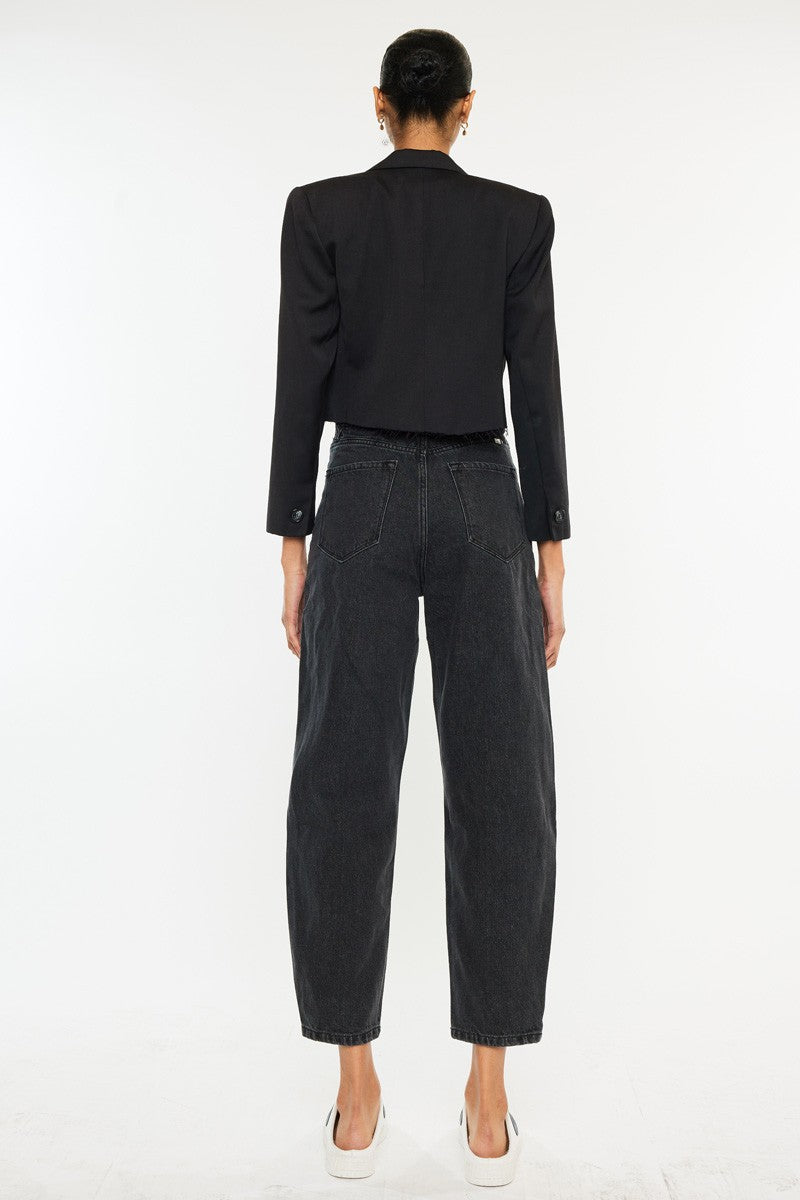 Black Wash Balloon Jean