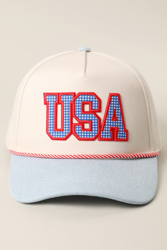USA Light Denim Hat